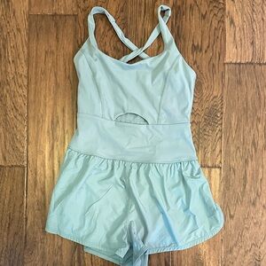 FP Movement by Free People green blue rhomper xs
